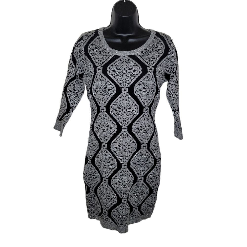 Alya Francesca's Nwt metallic bodycon sweater dress size Small